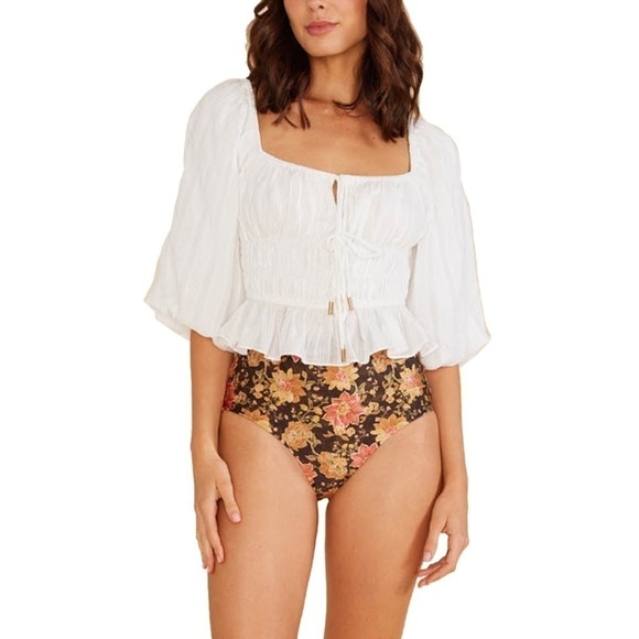 MINKPINK Tops - MINKPINK White Norah Top